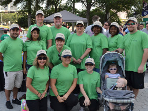 Tampa Electric team members (and some family members) who participated in the March for Babies fundraiser.