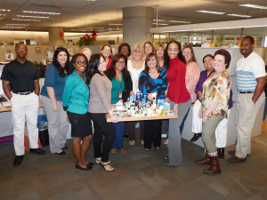 TECO team members and their donations to Chrissy's Closet.