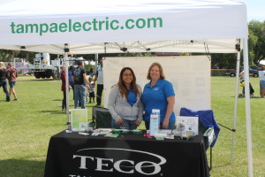 TECO brought its energy-saving programs to the people at the BBQ Cook-Off for Charity.