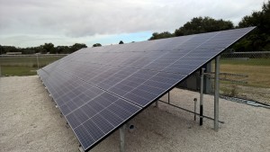 Solar array at Jewett 2