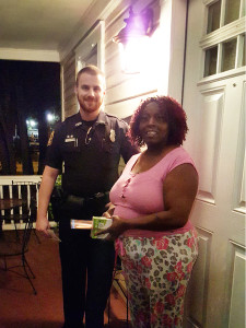 Bright homes and smiling faces as Tampa Police Department officers come together with the community in Tampa.