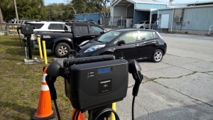 240-volt charging for fleet vehicles and employees with personally-owned EVs