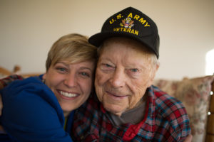 Insert your photo at left, and think of the smiling face of someone who needs your help through Meals on Wheels.